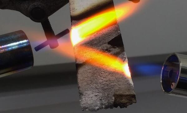 Plastics news Fire Testing PE cladding