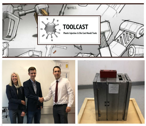 Plastics news Toolcast donate Injection Mould tool to school