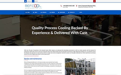  Refcool Refrigeration Launch New Website