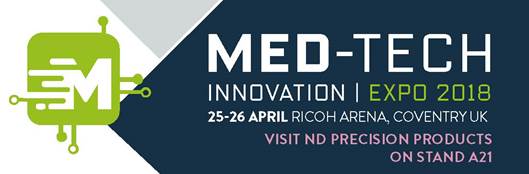 Plastics news ND Precision to Exhibit at Med-Tech