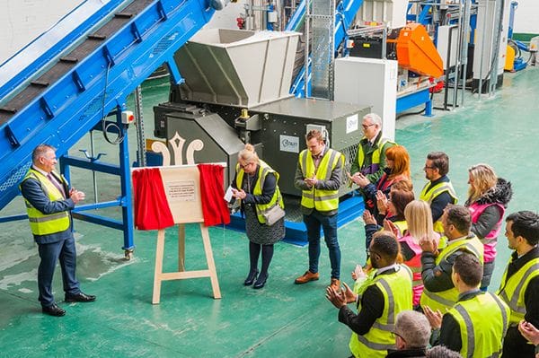 Coral launch recycling plant