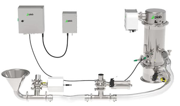 piFLOW®p SMART vacuum conveying system