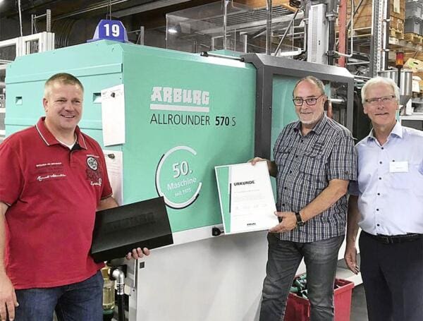 Arburg Anniversary: 50th Allrounder for Glänzer