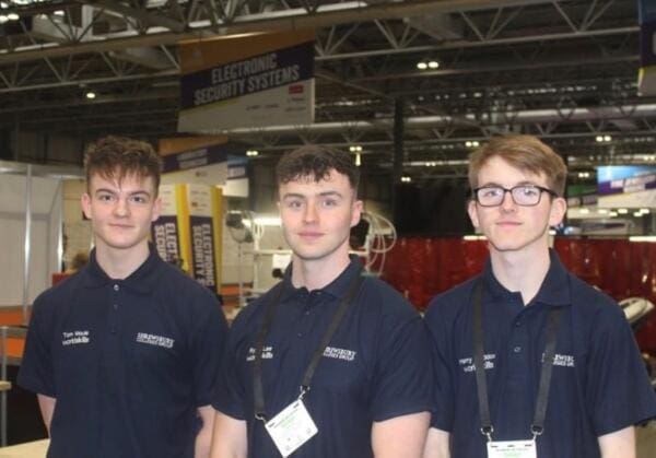 Ricoh's Tom Moule, Ryan Lee, Harry Maddox