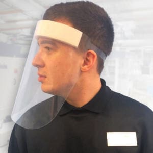 PPE Protective Face Visor with foam headband