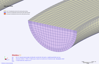 Image 5: 15 layers in spiral mould mesh model