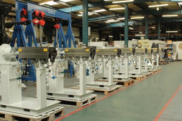 8 extruders ready for despatch