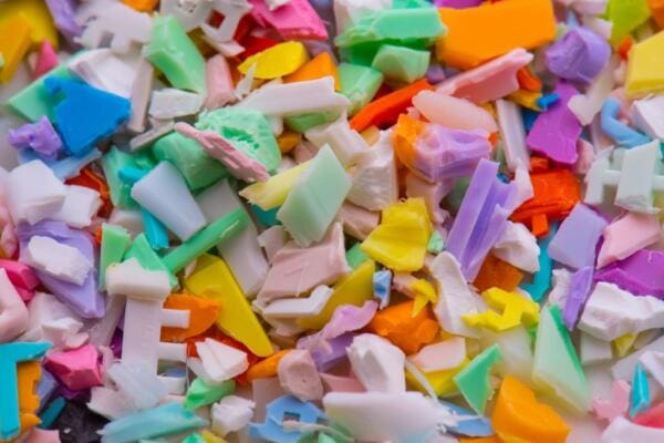 Scrap plastic material