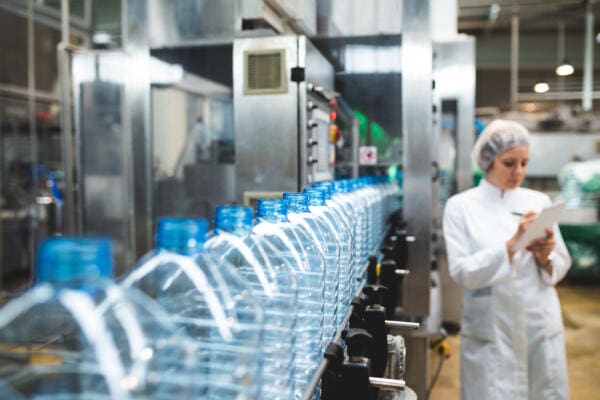 Plastic bottle production