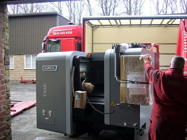 Faulkner Moulds taking delivery of Hurco CNC turning centre