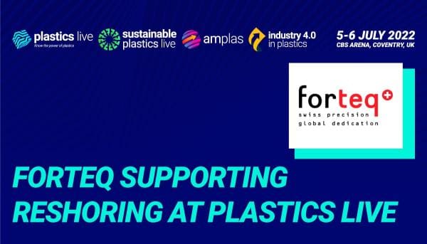 Plastics Live & forteq graphic