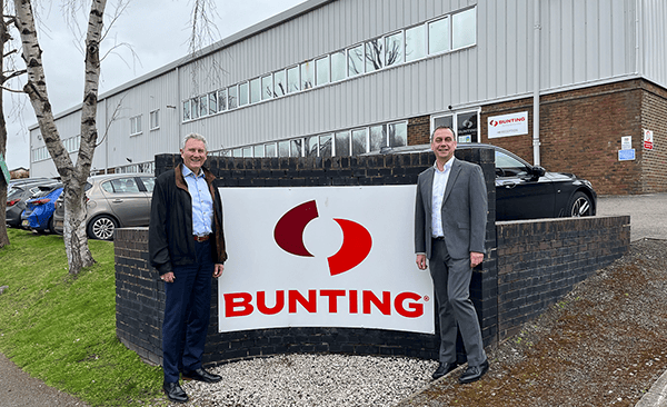 Bob Bunting and Simon Ayling outside Bunting-Berkhamsted