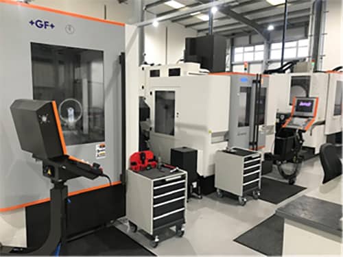 Milling machines at Velocetec