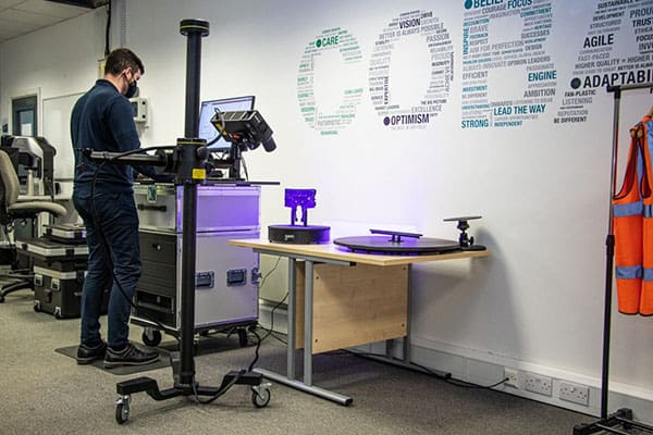 ATOS Q 3D scanner COBA plastics