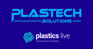 Plastech Solutions logo and Plastics Live logo