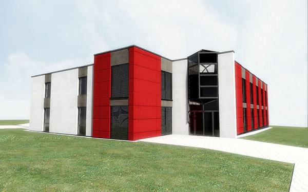 Future sales and service building of WITTMANN BATTENFELD Polska Sp. z o. o. 