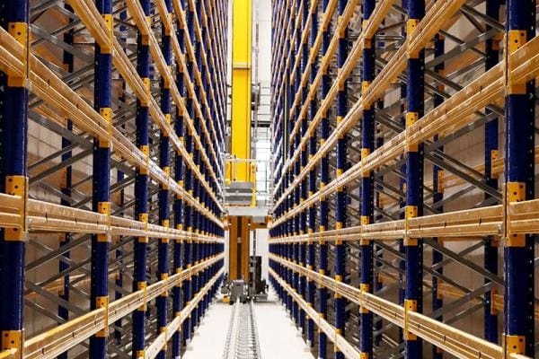 New pallet shelf warehouse at WITTMANN BATTENFELD in Kottingbrunn
