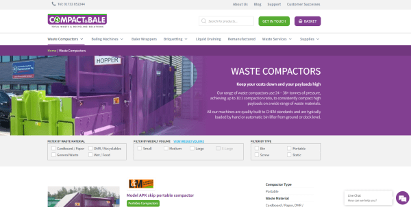  Compactors & Balers Galore as Compact & Bale Launches New Website!