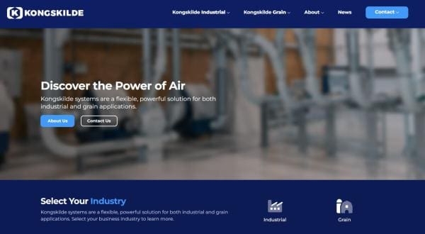  Kongskilde Industries Launches New Improved Website