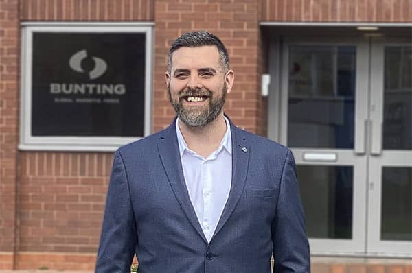  Bradley Greenwood Appointed Bunting’s European Sales Manager