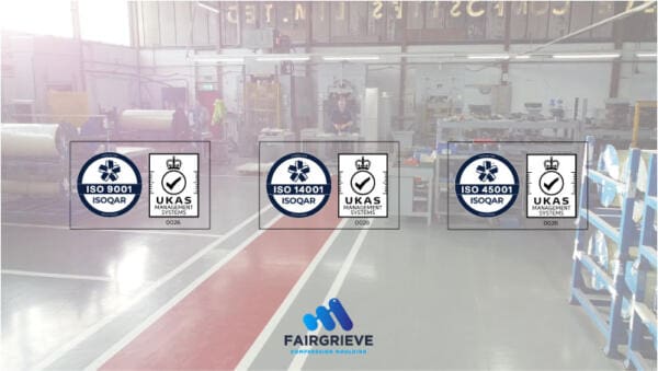  Fairgrieves Recently Awarded ISO Hat-trick