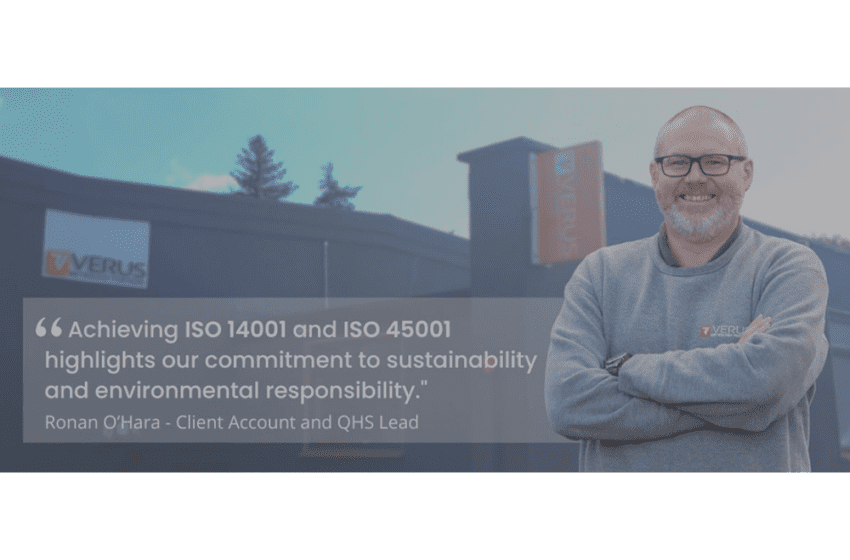  Verus Metrology Partners Achieves ISO 14001 and ISO 45001 Accreditations