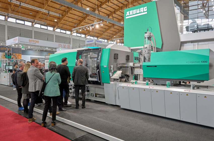  Allrounder 720 A: Efficient Injection Compressing Moulding of IML Thin-Wall Cups