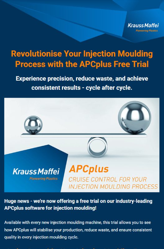 KraussMaffei mailshot