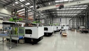 Opus' injection moulding machine range.