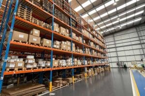 Opus' warehousing racking.