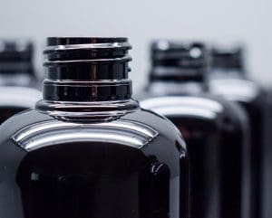Bottles manufactured using Broadway’s NIR-Detectable black masterbatch