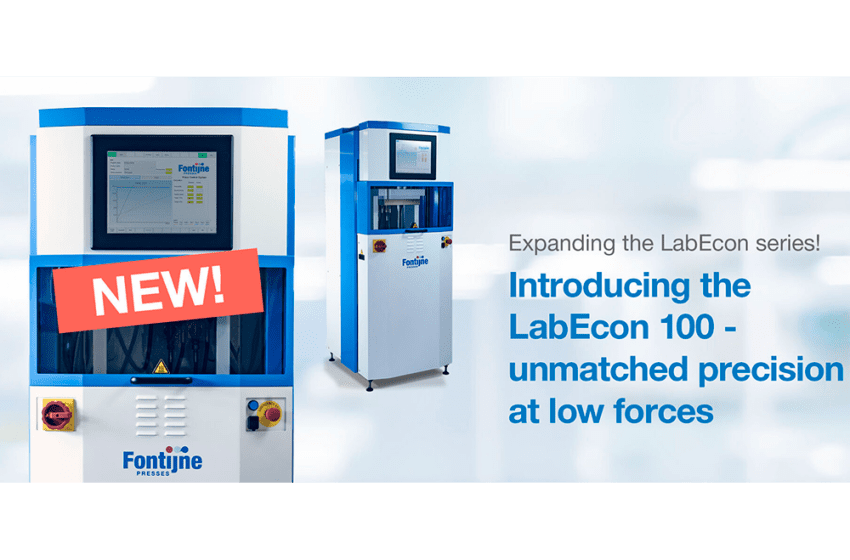  Fontijne Presses Launches Precision LabEcon 100 for Delicate R&D Applications