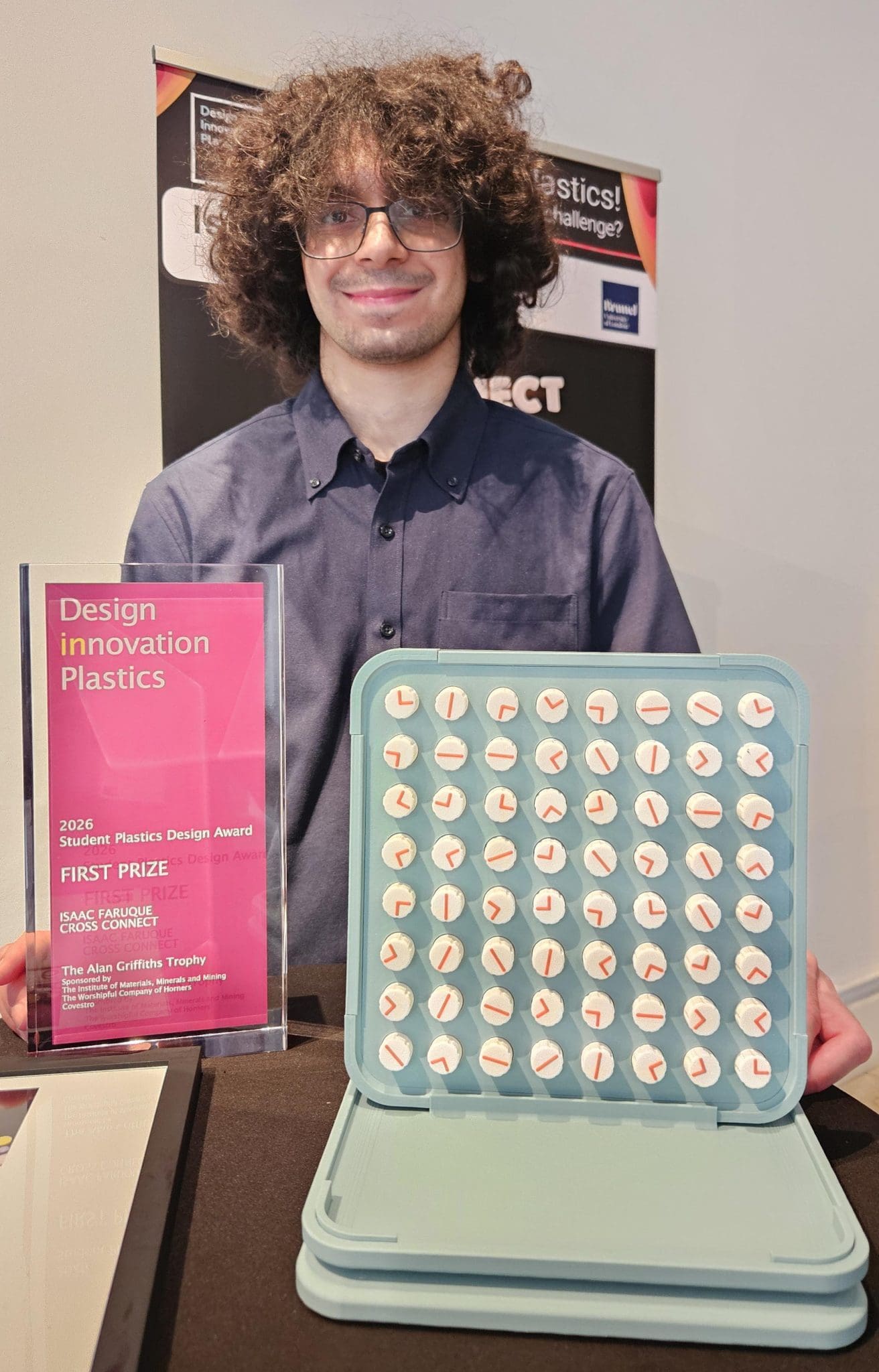 Equal 1st: Isaac Faruque – Brunel University - Cross Connect.