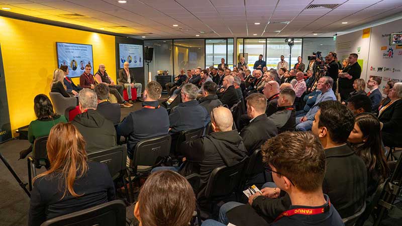 Addressing industry questions at the Fanuc event